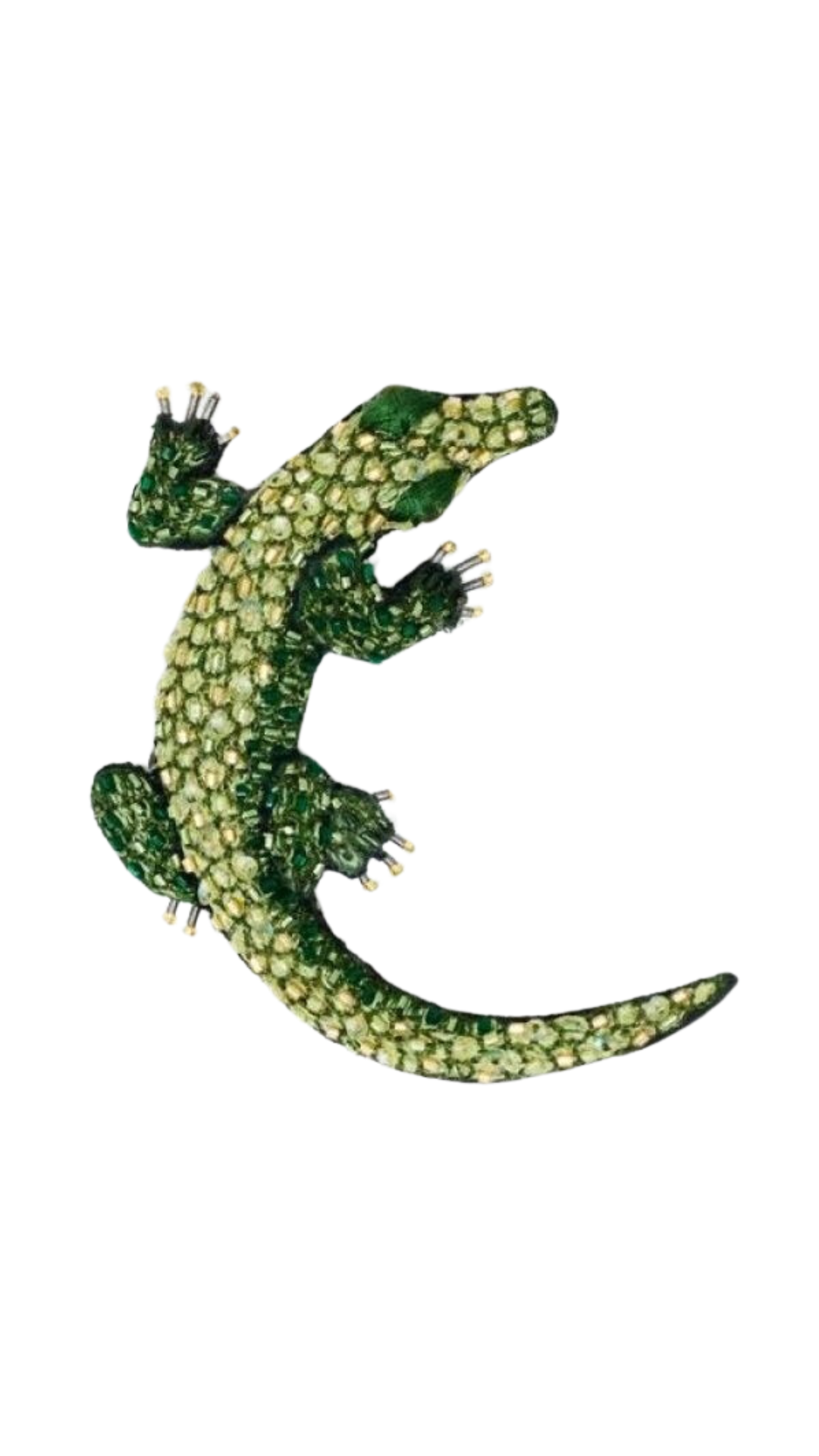 Nile Crocodile Brooch