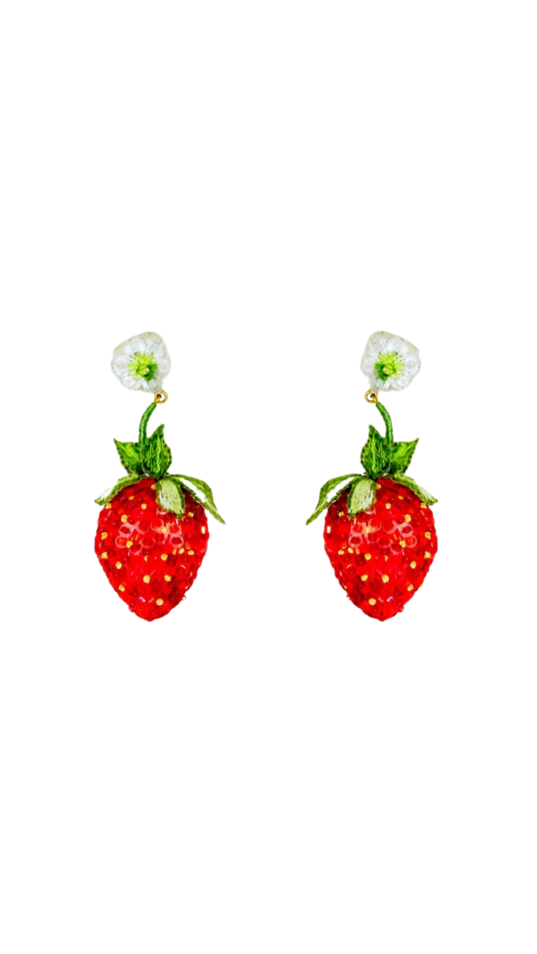 All Star Strawberry Earrings