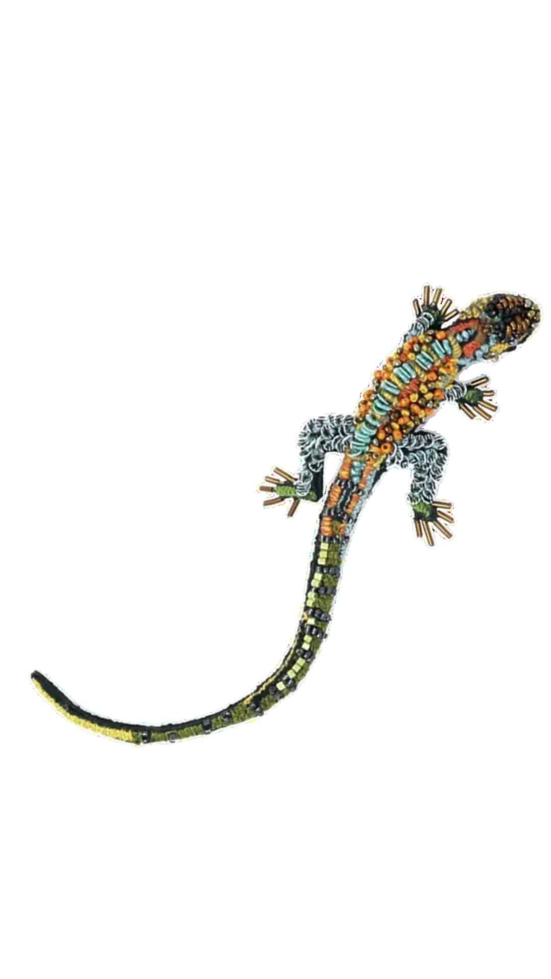 Caiman Lizard Brooch