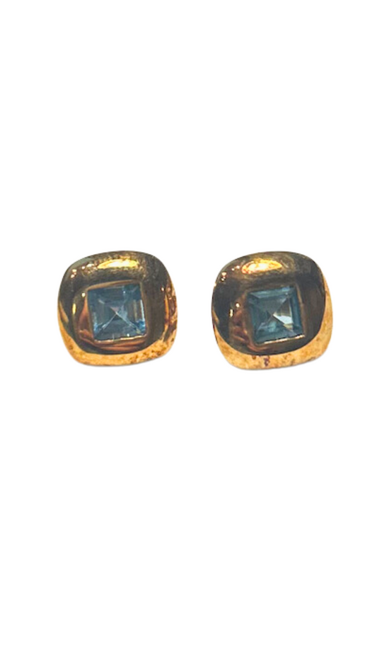 310 Blue Topaz Earrings