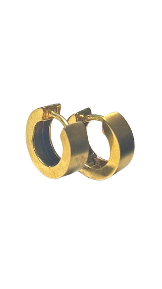 327 Gold Hoop Earrings