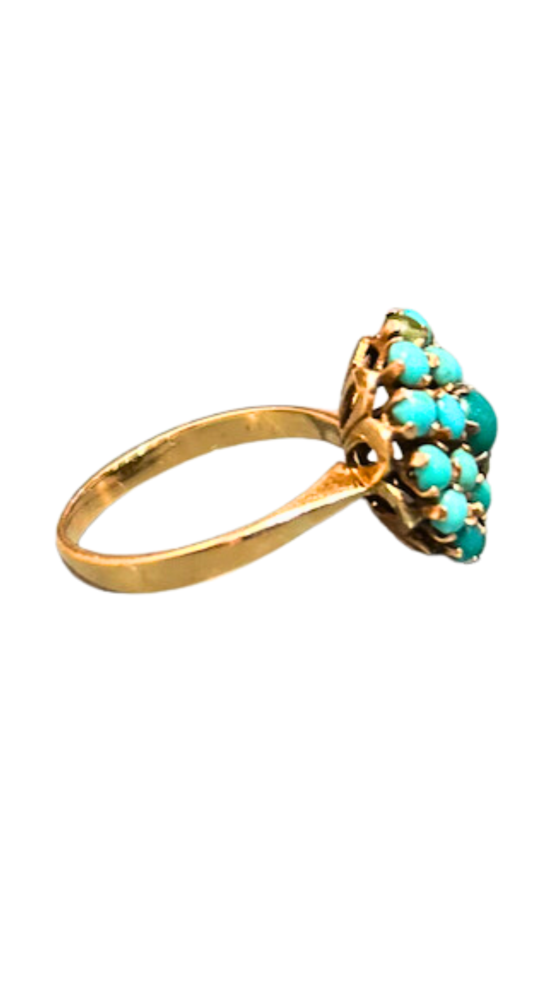 Turquoise Cluster Ring