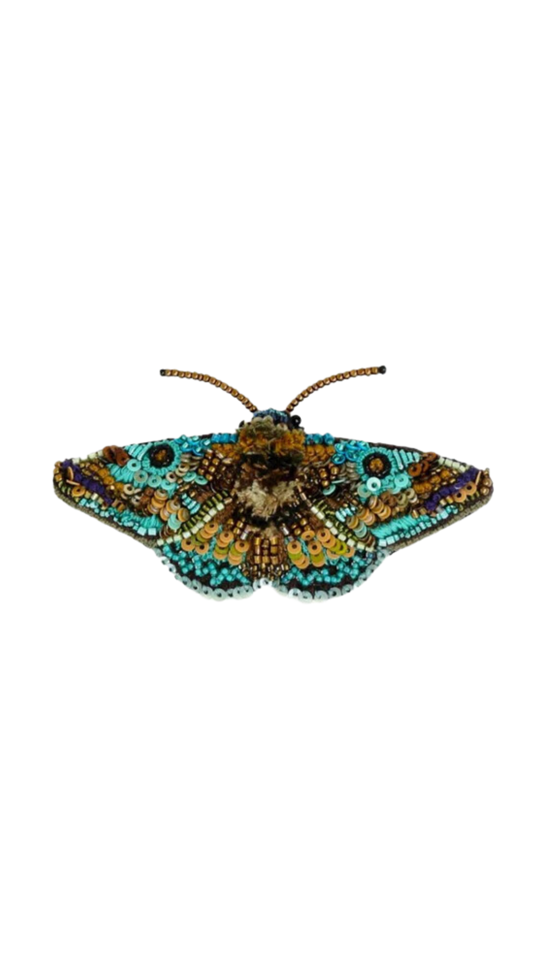 Lanipes Moth Brooch