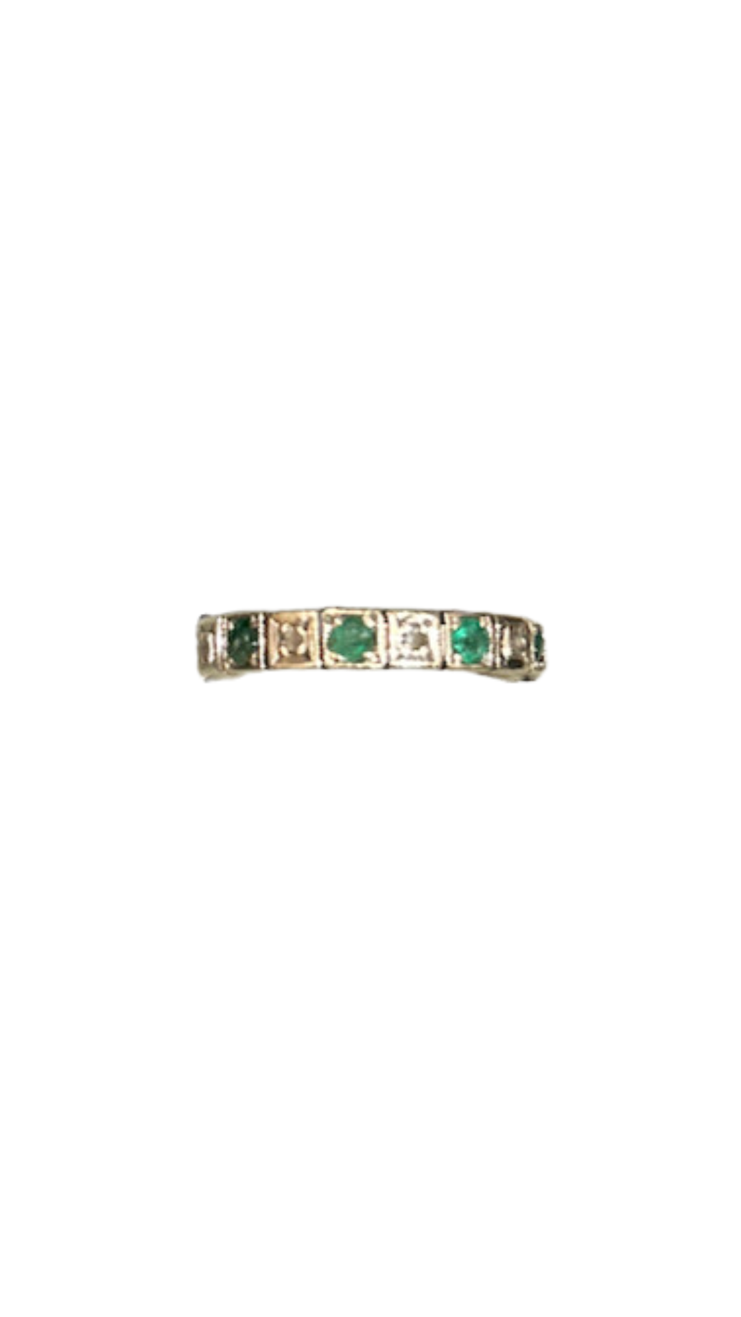 Emerald Diamond Full Eternity Ring