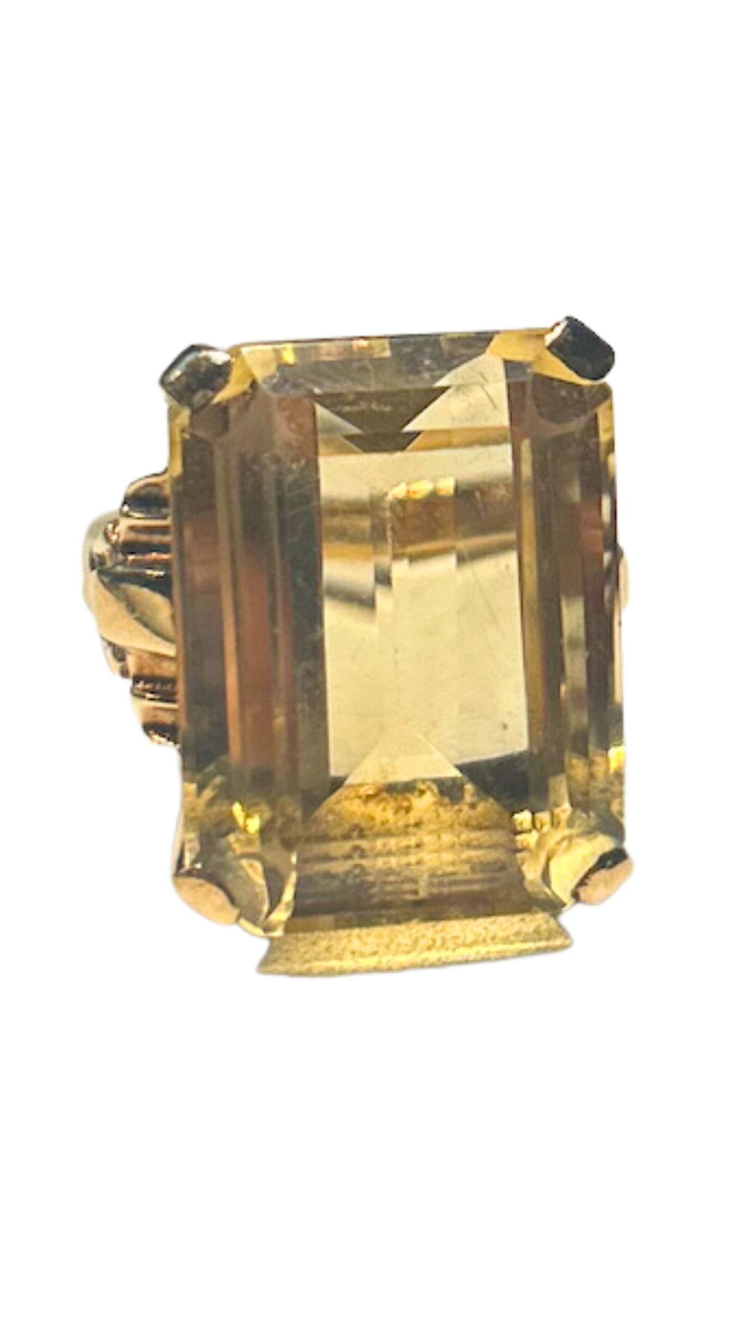 340 9ct Citrine Ring