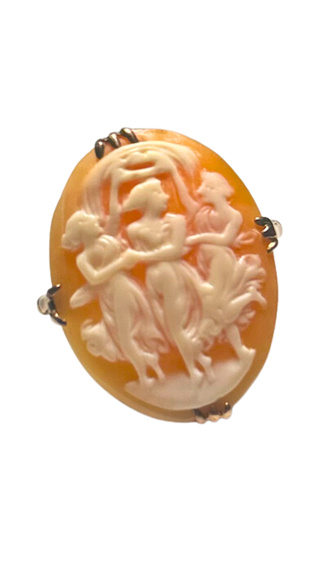 968 Cameo 3 Graces Ring