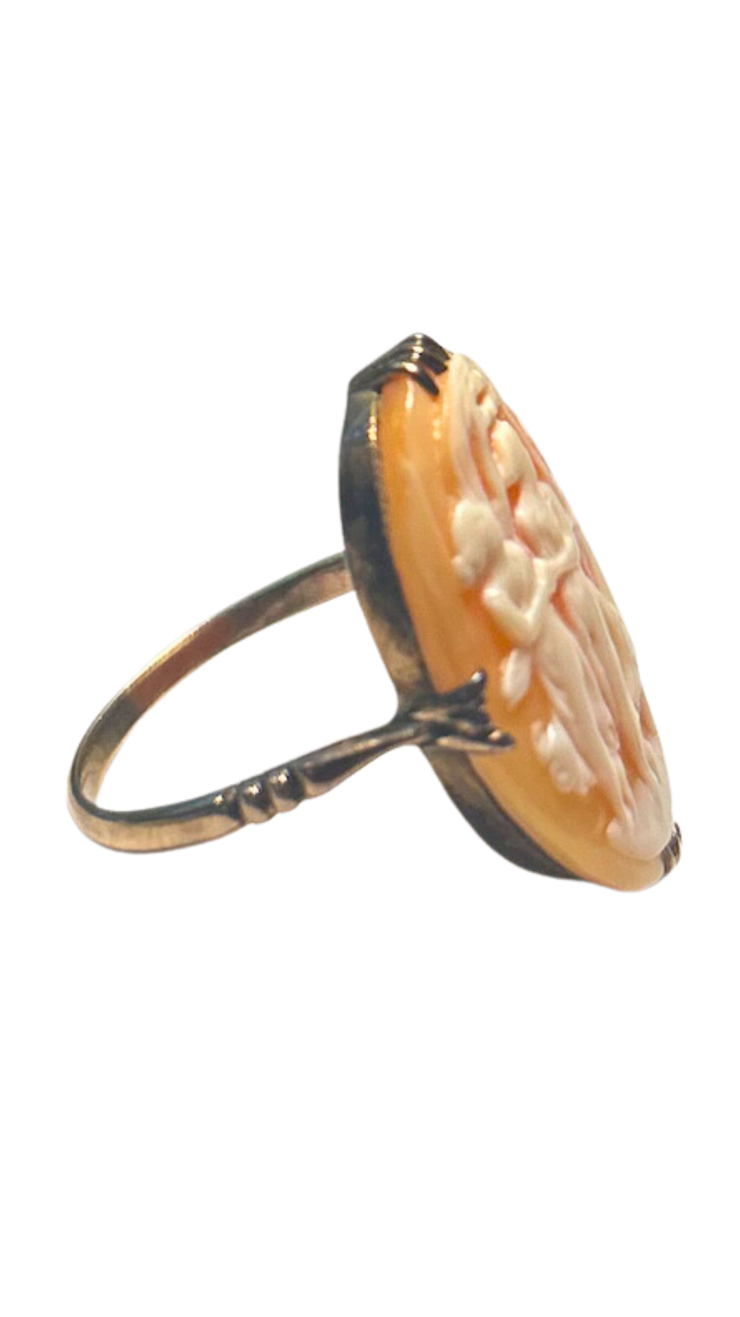 968 Cameo 3 Graces Ring