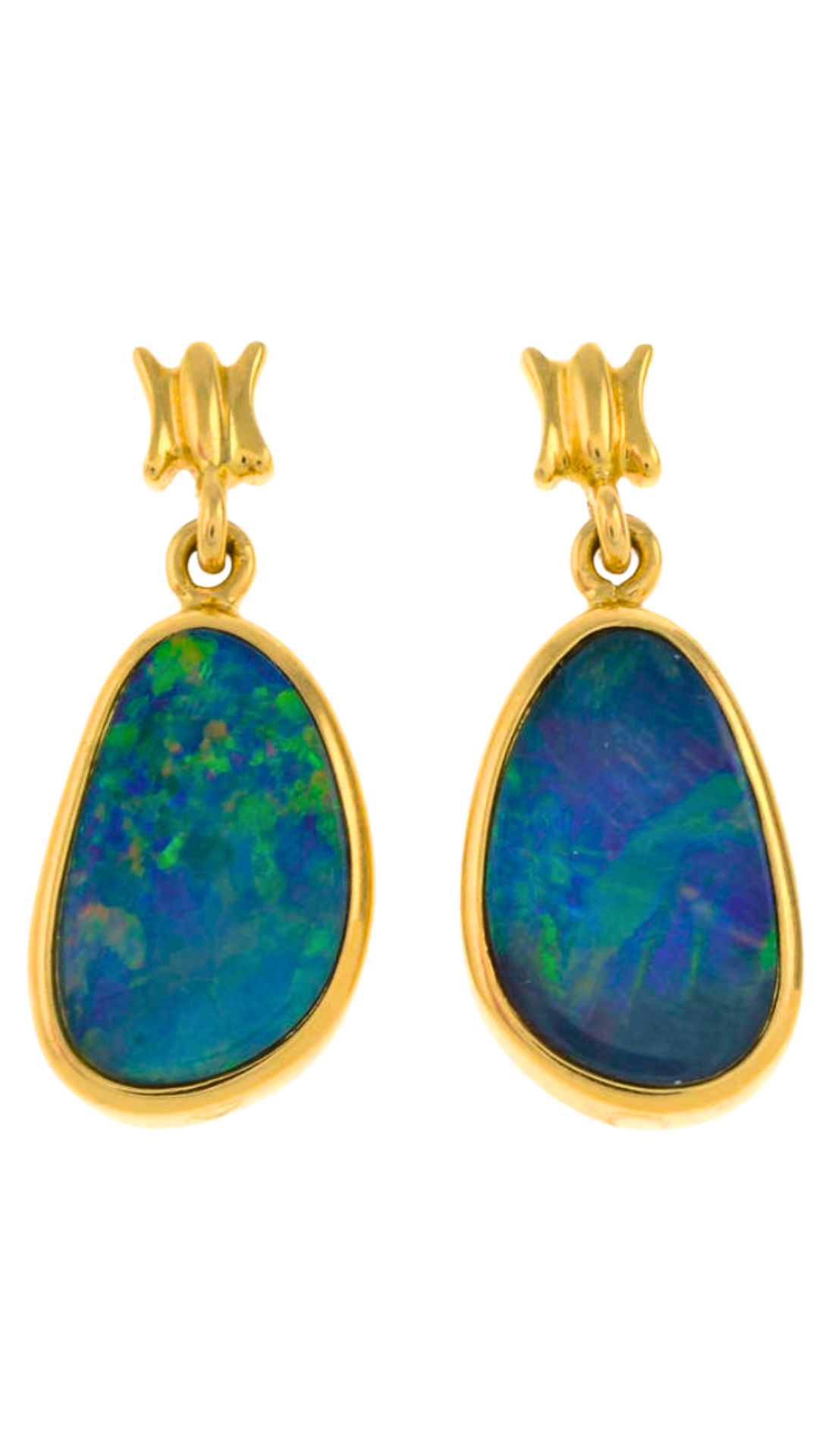 454 Opal Doublet Earrings