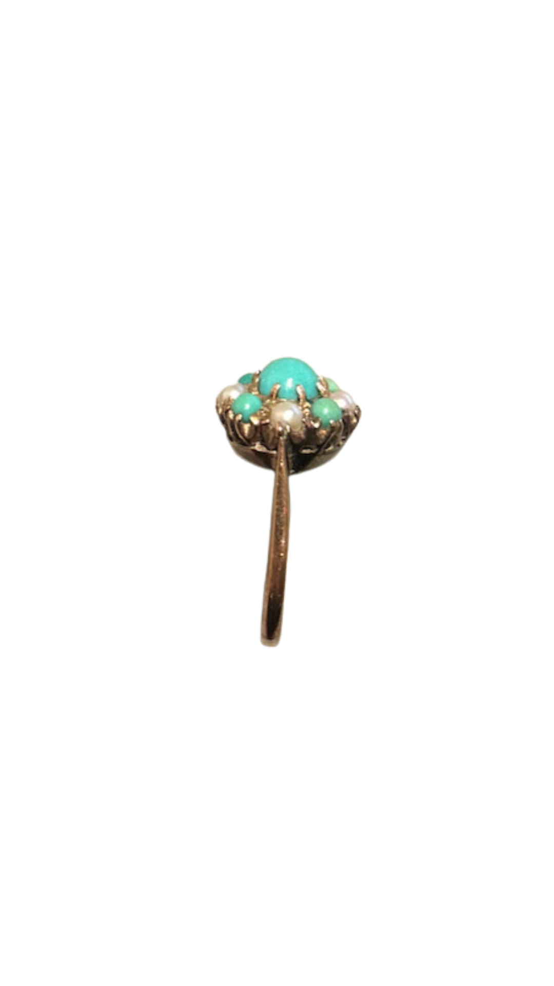 70 Turquoise Pearl Ring