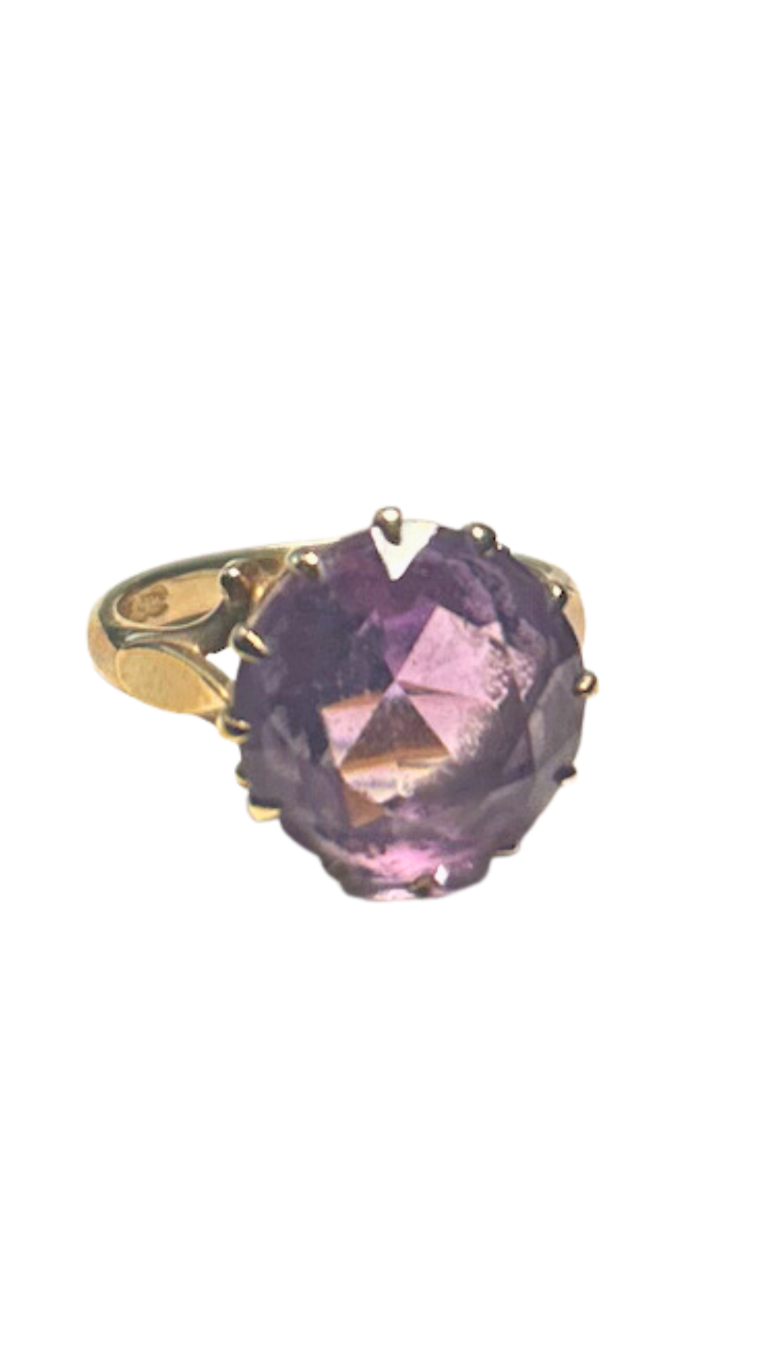 195 Amethyst Cocktail Ring