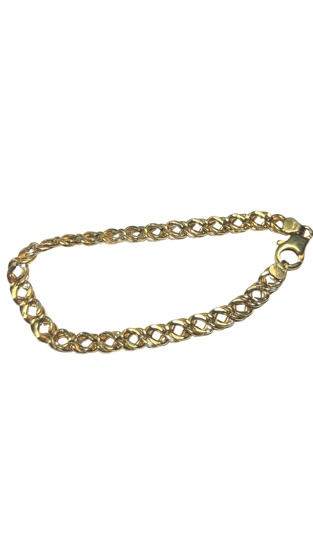 218 Gold Curb Bracelet