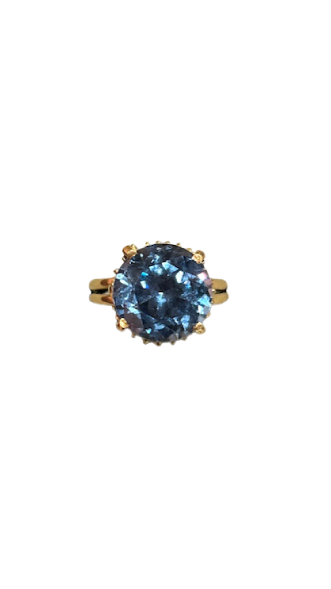 417 Blue Topaz Ring