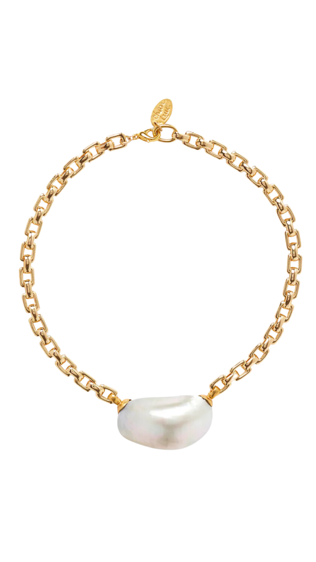 Grey Pearl Maritime Necklace