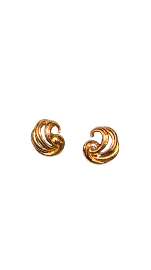 408 Gold Stud Earrings