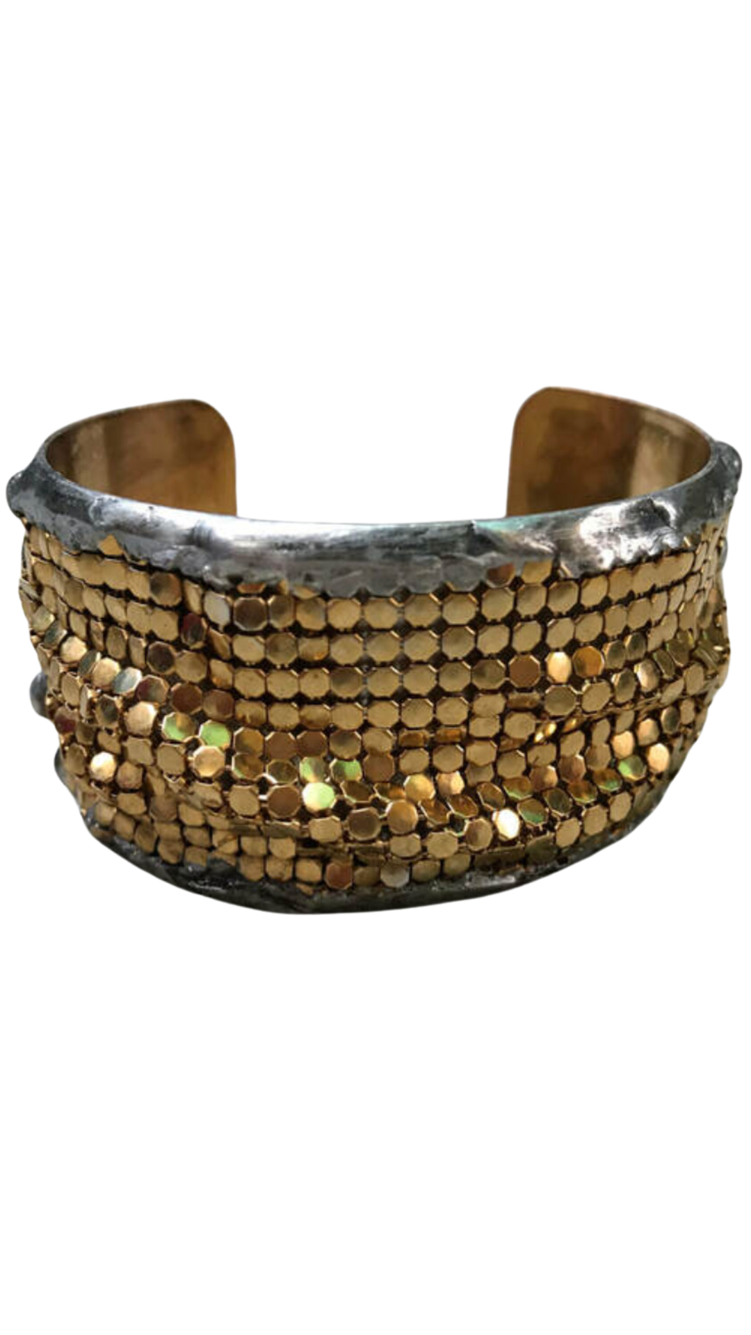 1.5" Gold Mesh Cuff