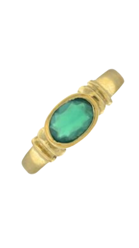 714 Chrysoprase Quartz Ring