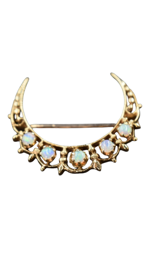 18-577 Opal Crescent Brooch