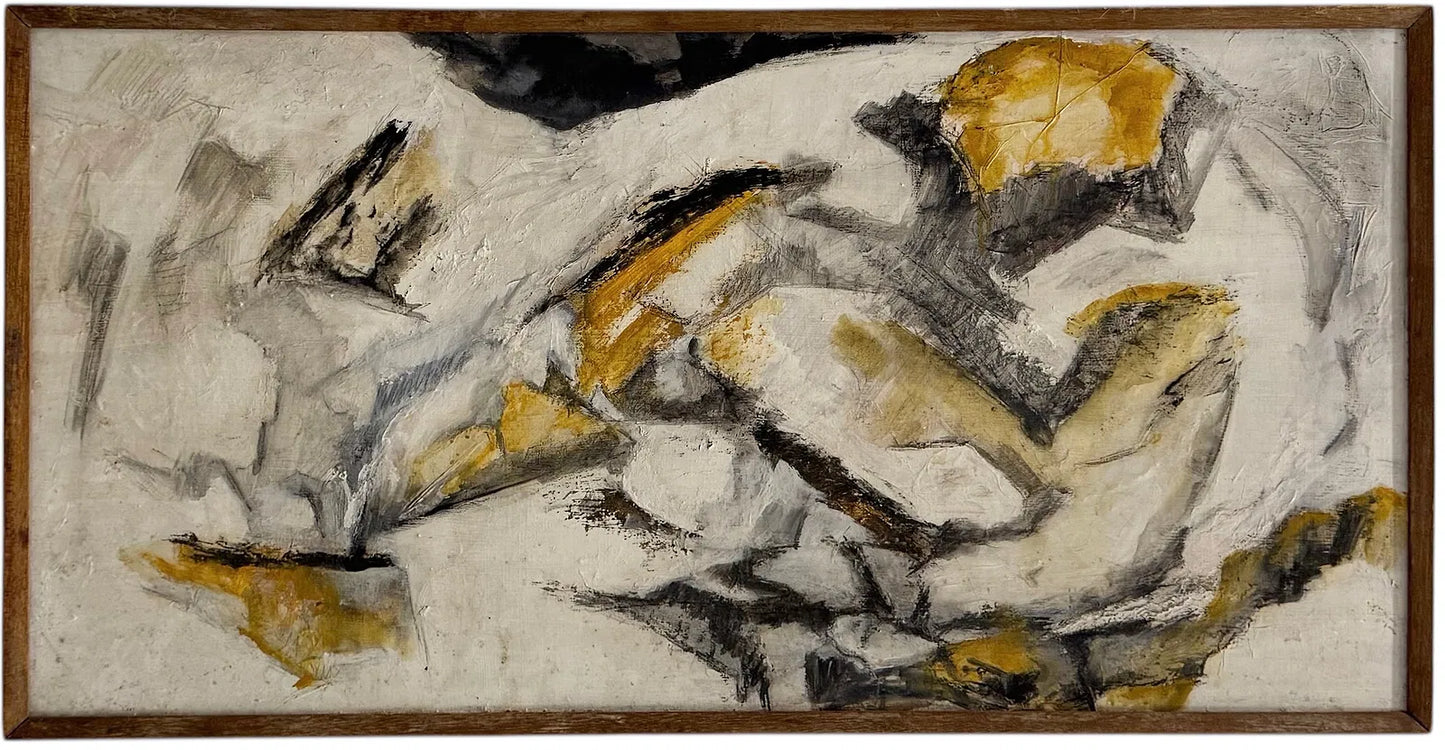 Mid Century Modern American School Figural Abstract