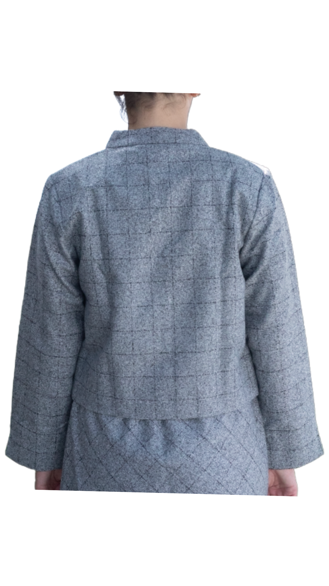 Grey Wool Short Jacket