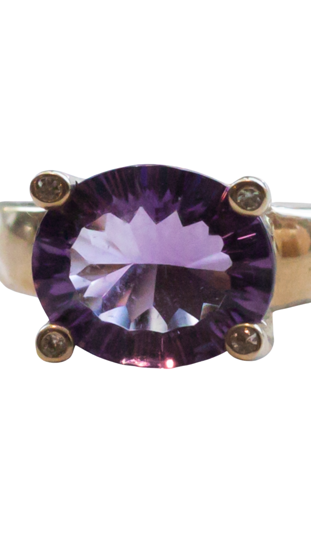 67 Amethyst Diamond Ring