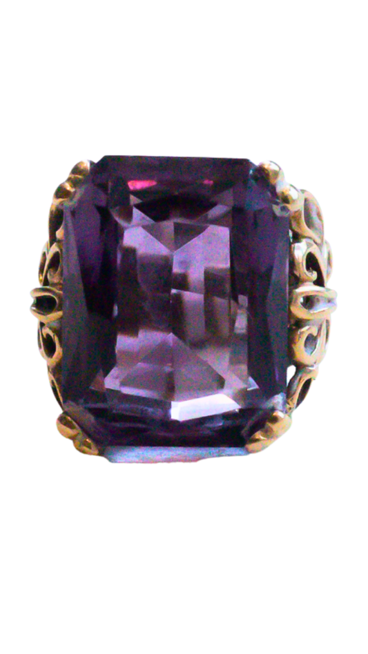 Large Amethyst Ring