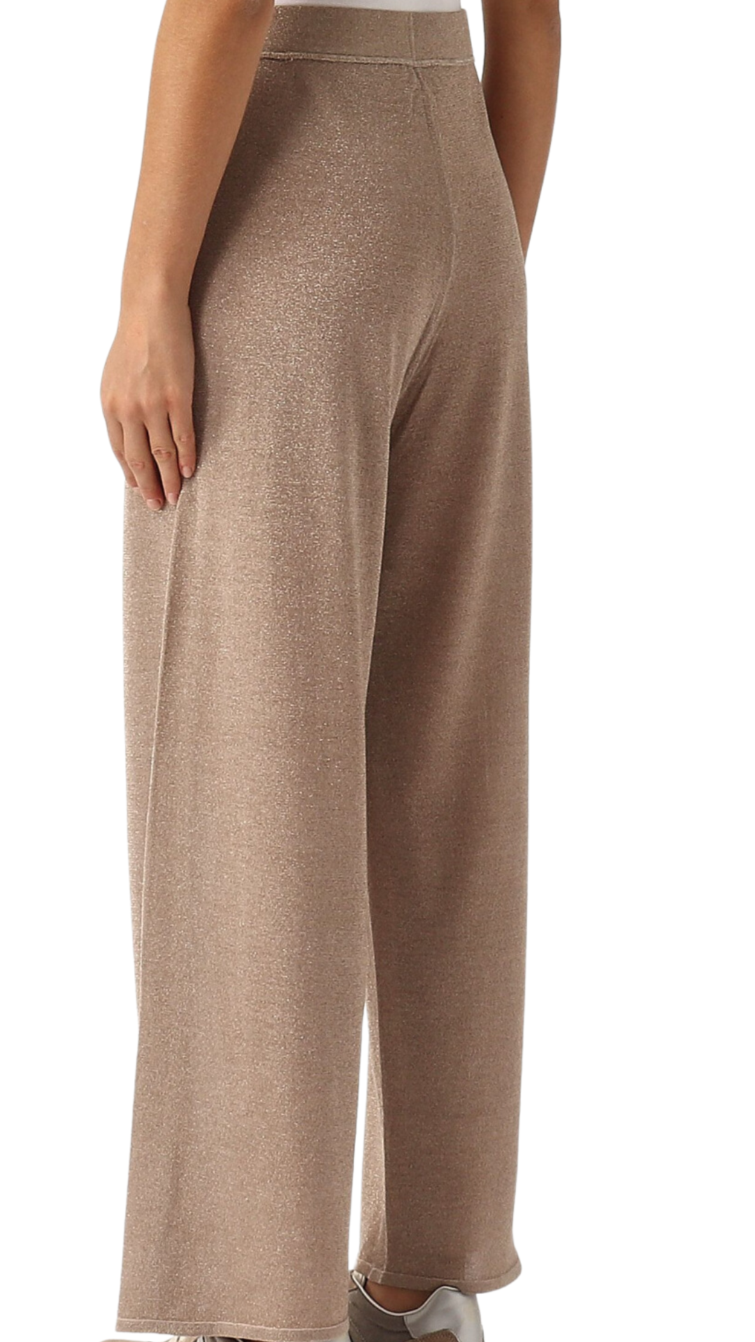 Shiny Fluid Lurex Trousers