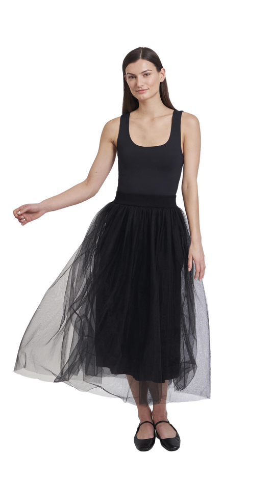 Gathered Skirt w/ Tulle