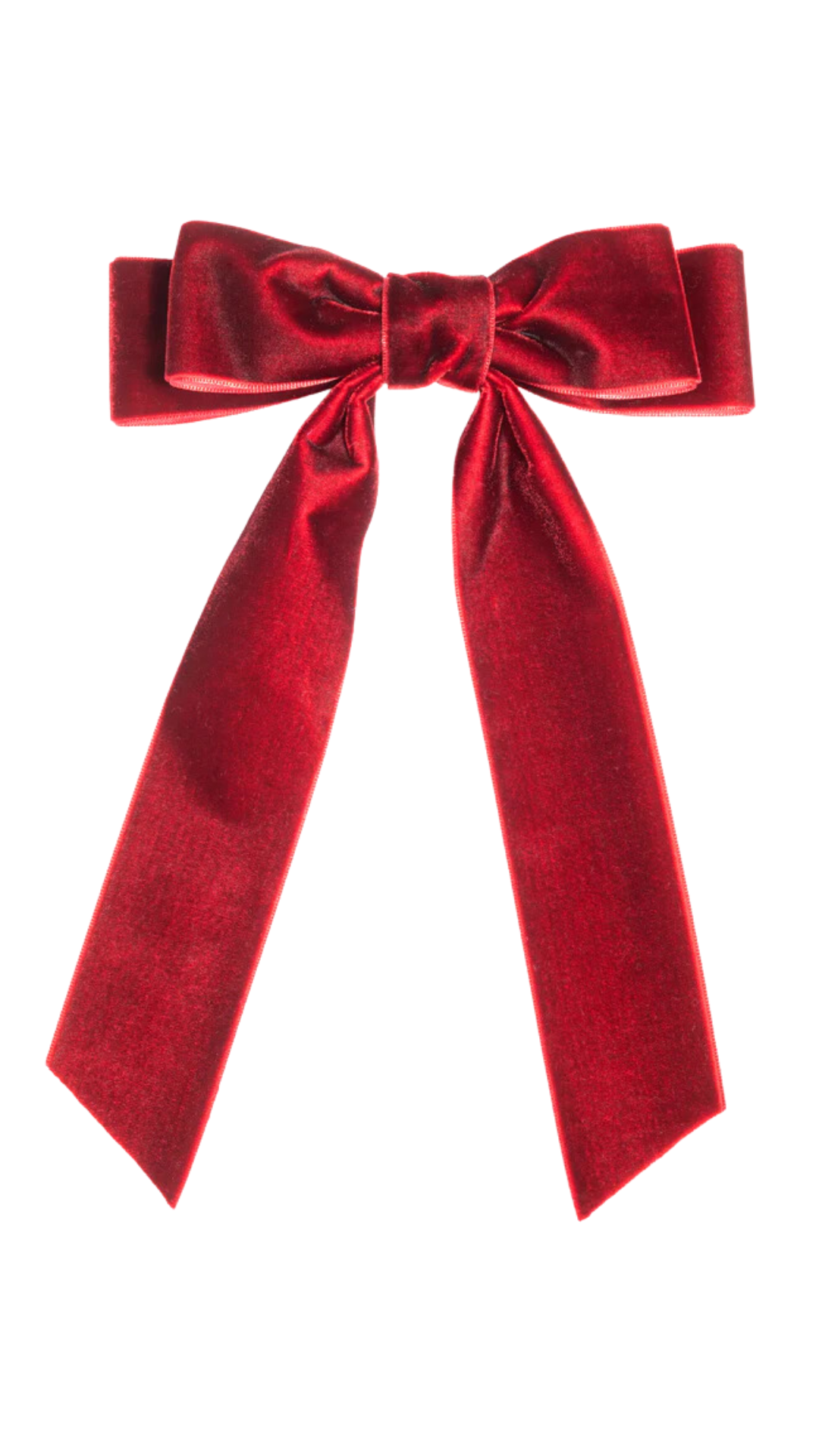 Velvet Bow Clip