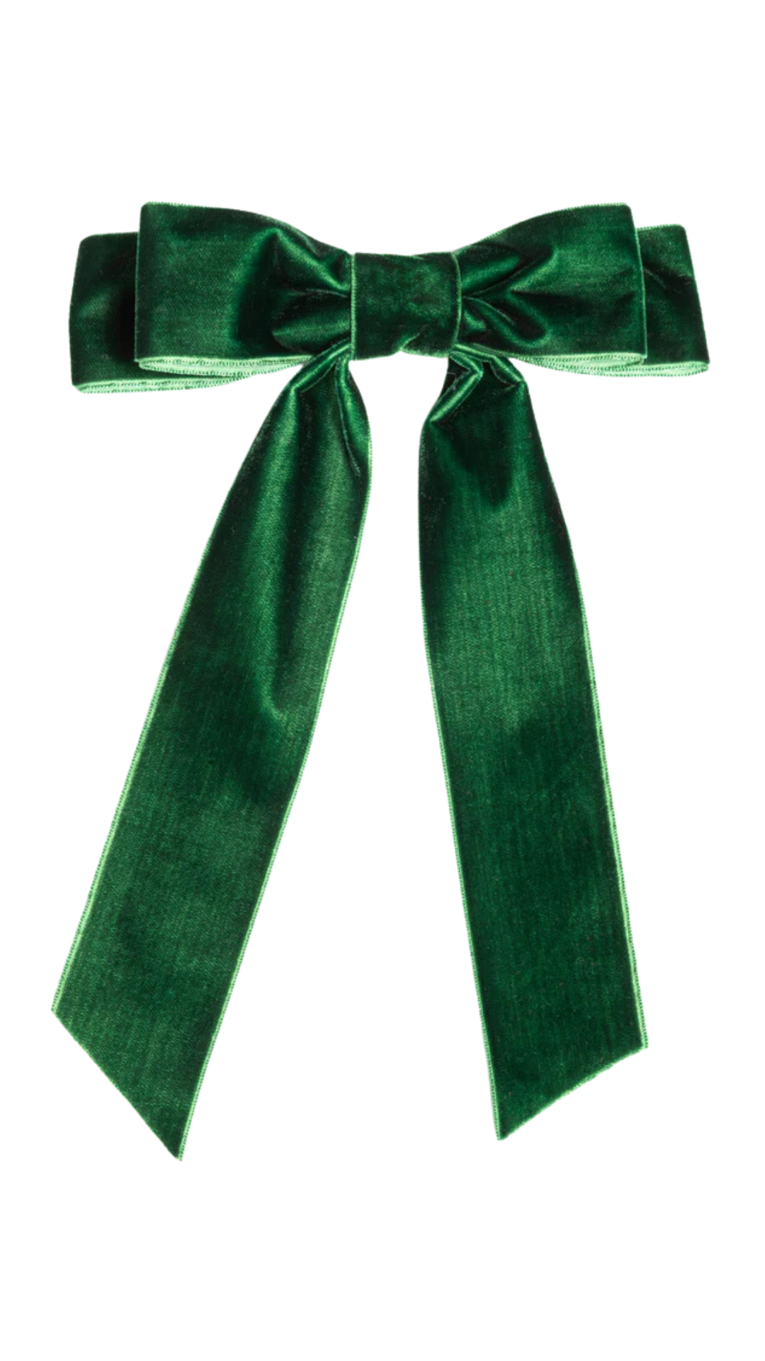 Velvet Bow Clip