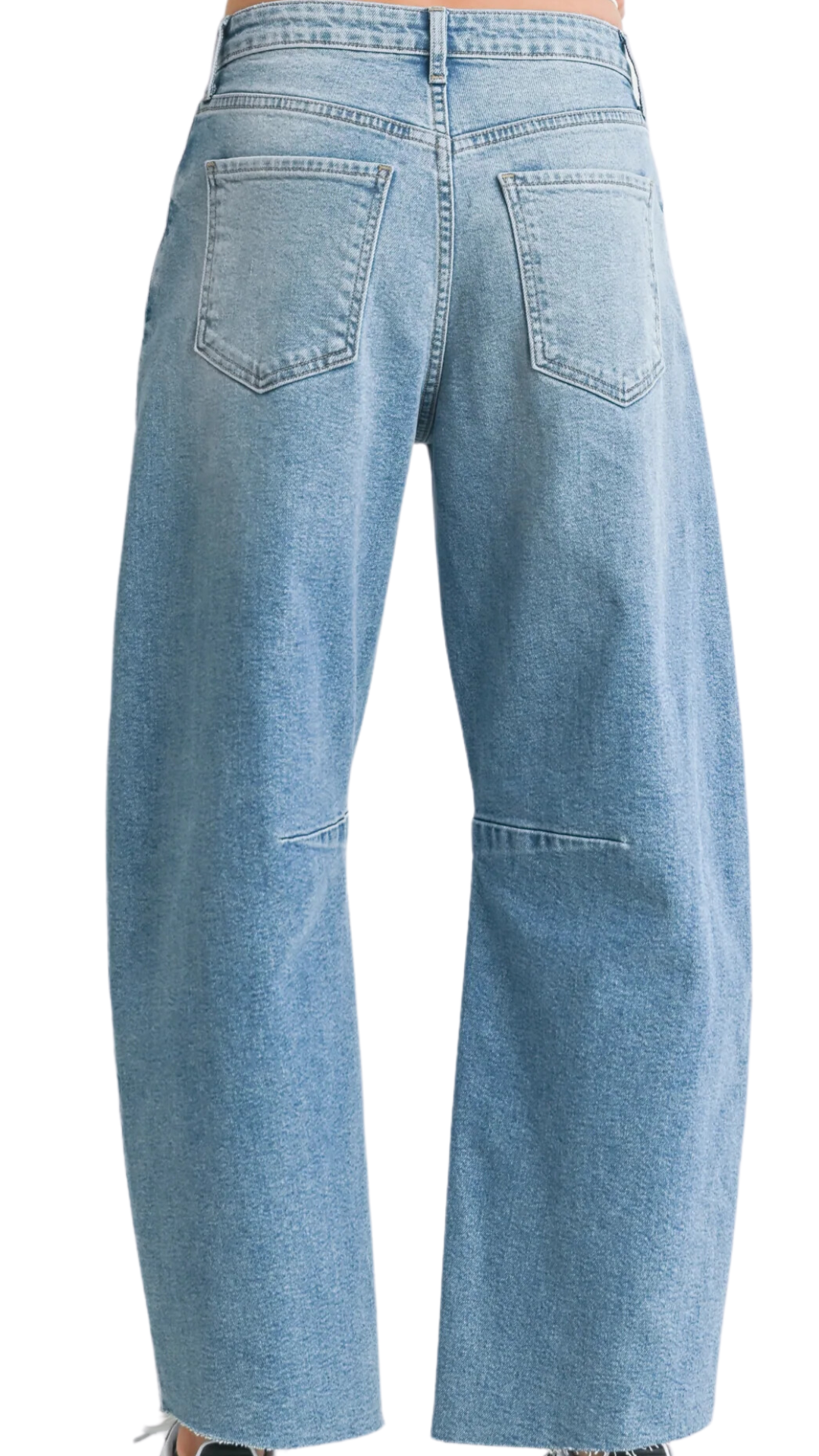 Seamed Barrel Jeans