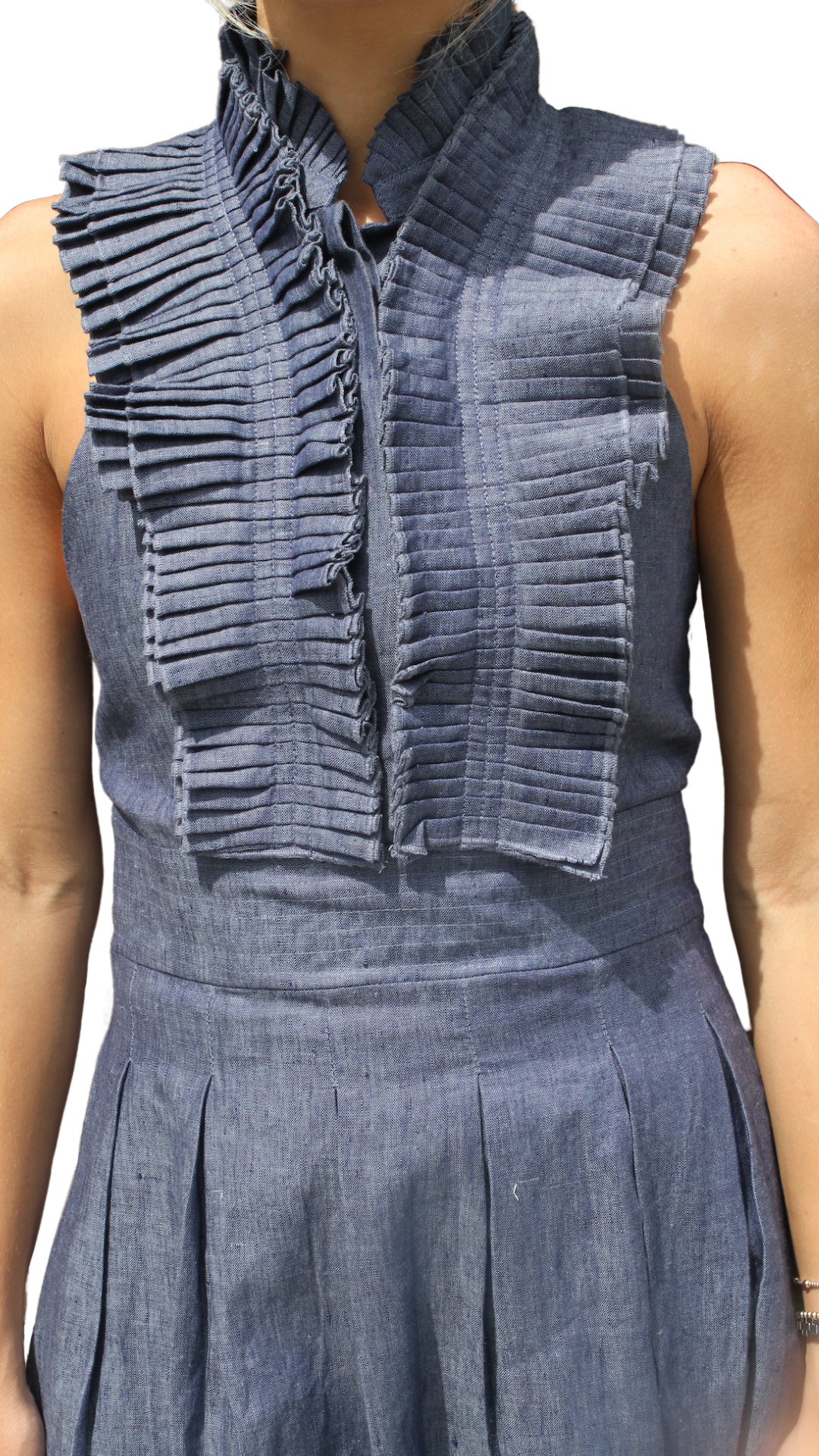Emma Ruffle Sleeveless Dress