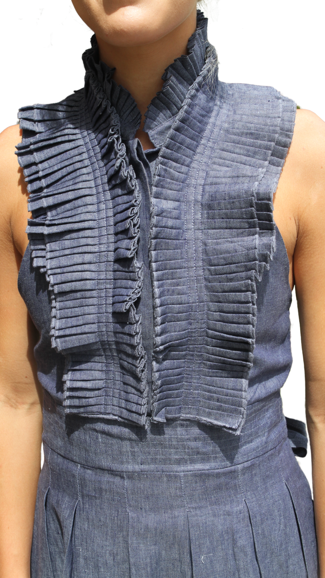 Emma Ruffle Sleeveless Dress