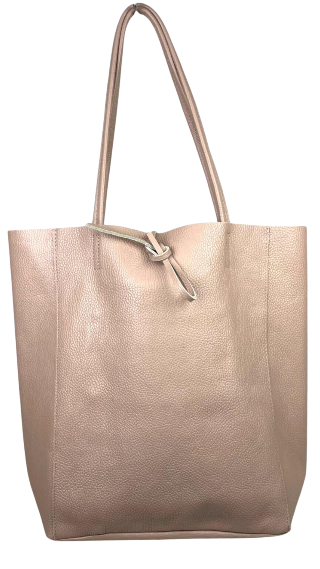 Italian Leather Big Space Shopper