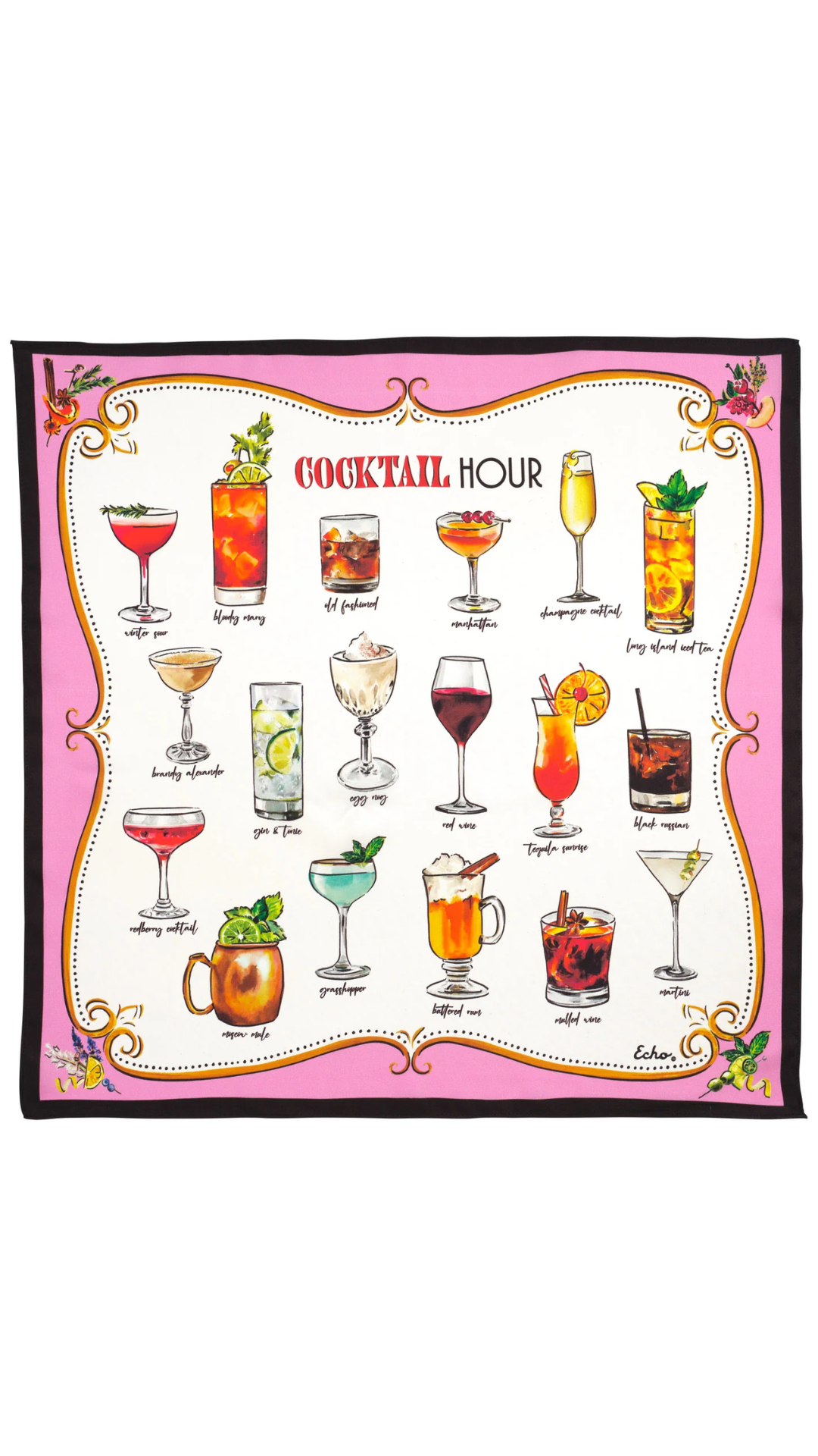 Cocktail Hour Bandana