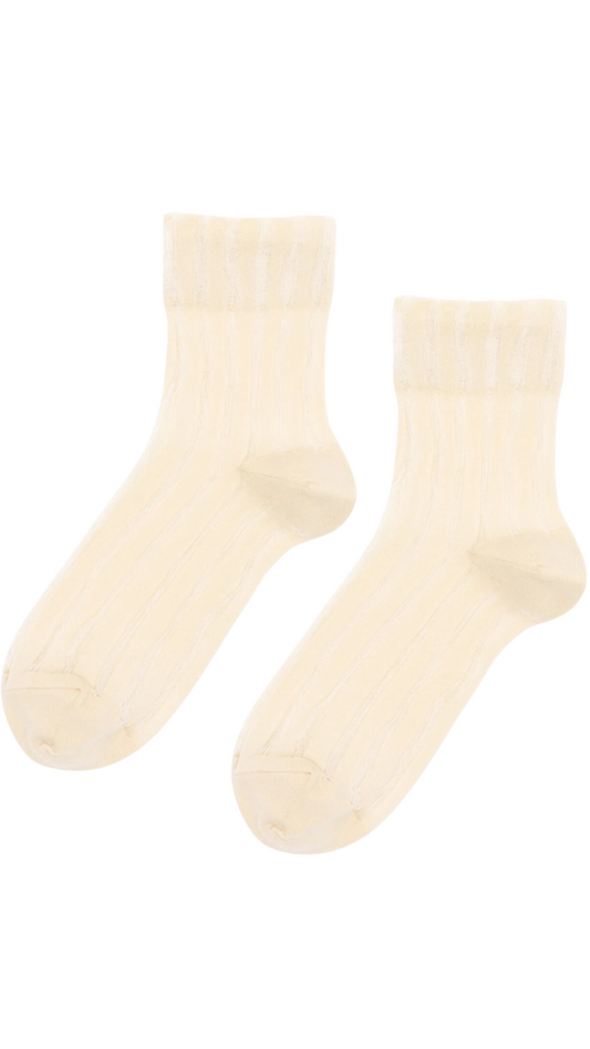 Mykonos Sheer Short Crew Sock