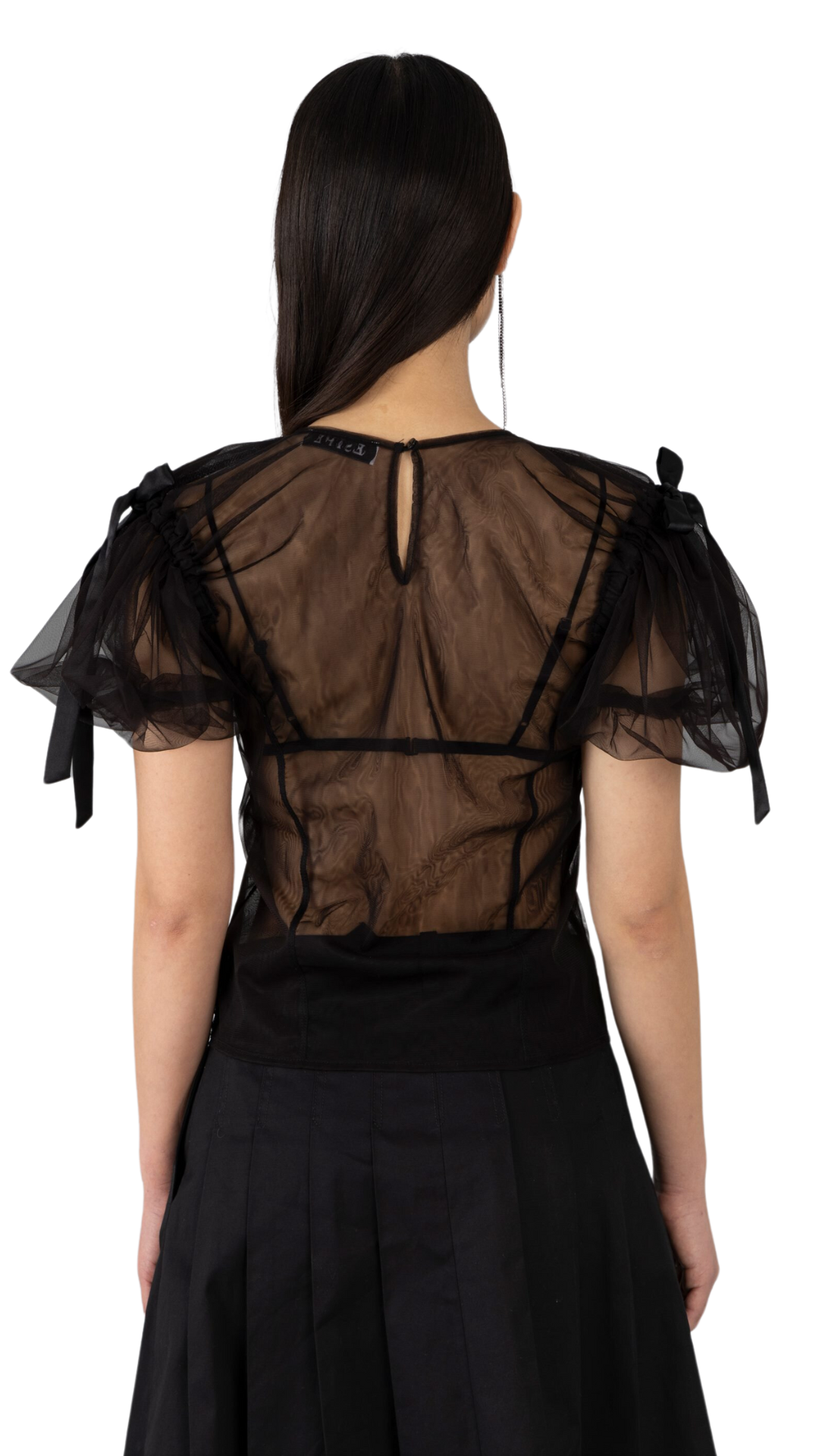 Tulle Corset Bow Top