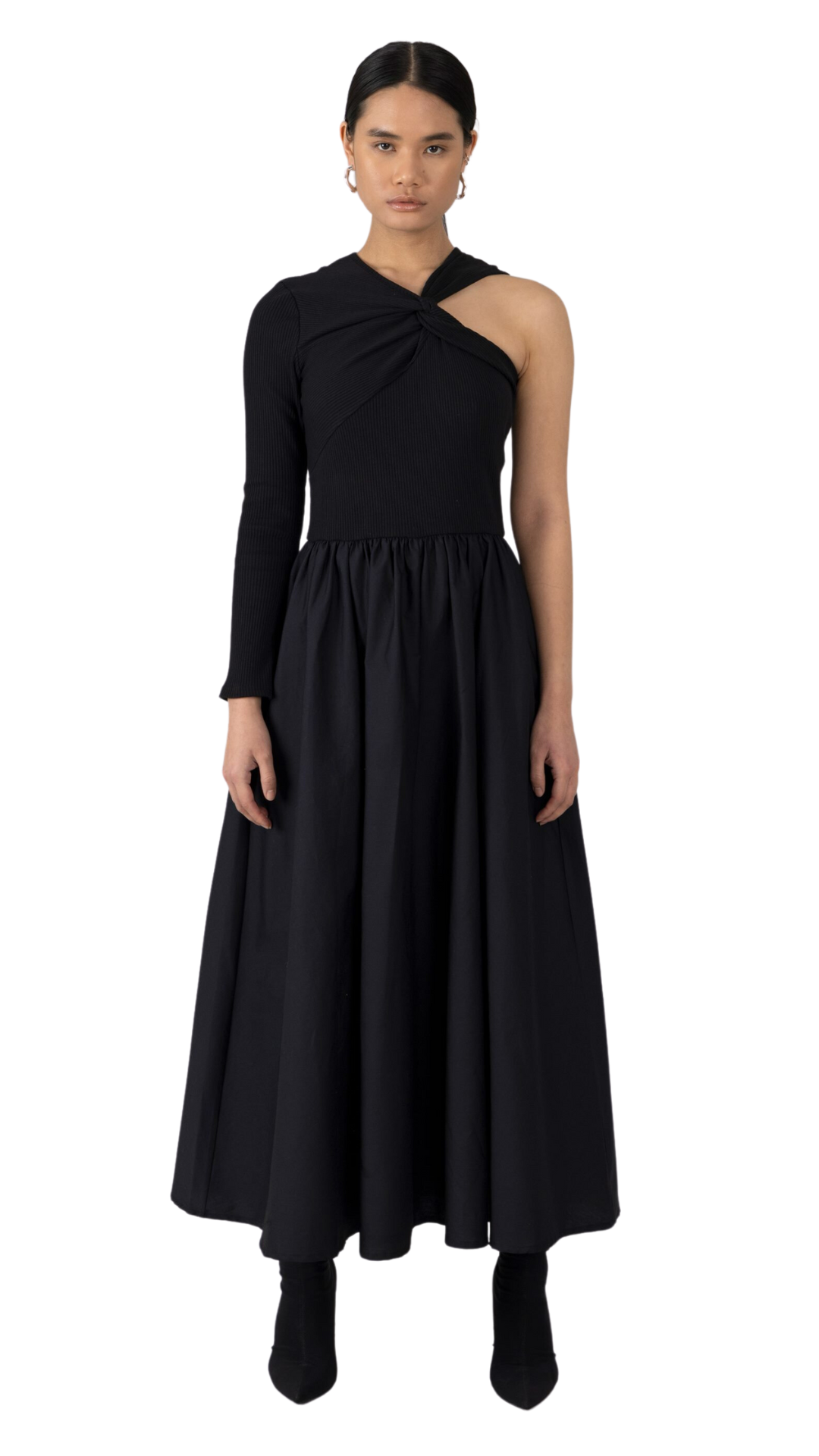 jordan puff sleeve tiered midi dress Kyra Cotton Embroidered Flutter Sleeve Midi Dress