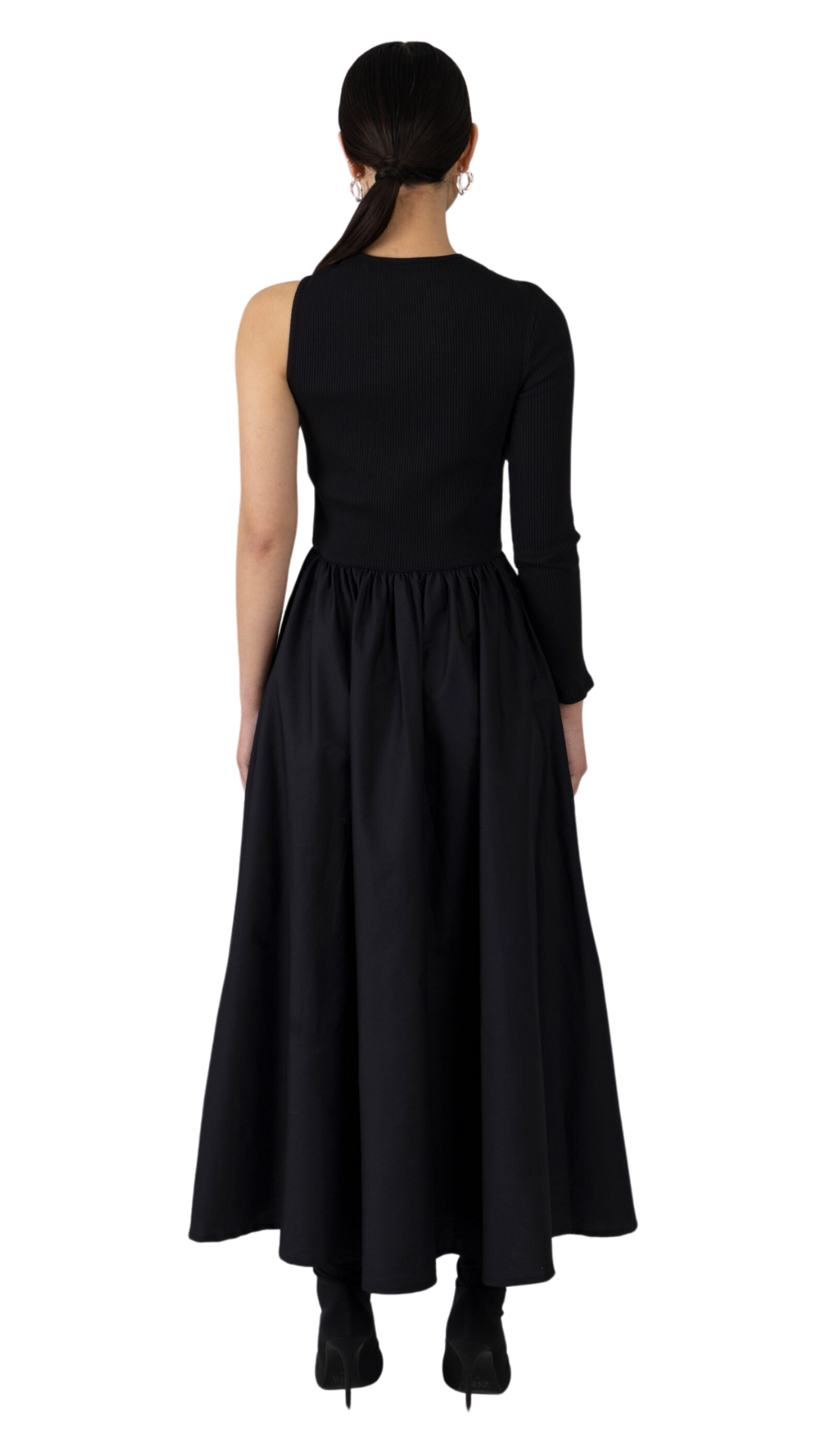 cotton ribbed midi dress ribbed cotton midi dress