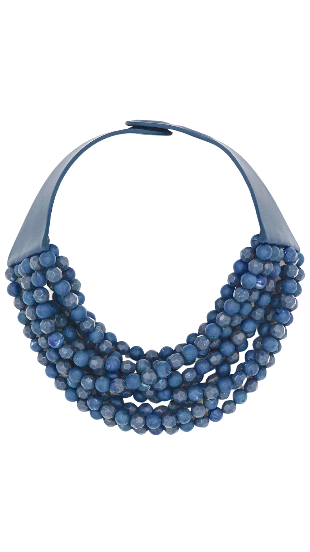 Bella Marble Denim Necklace