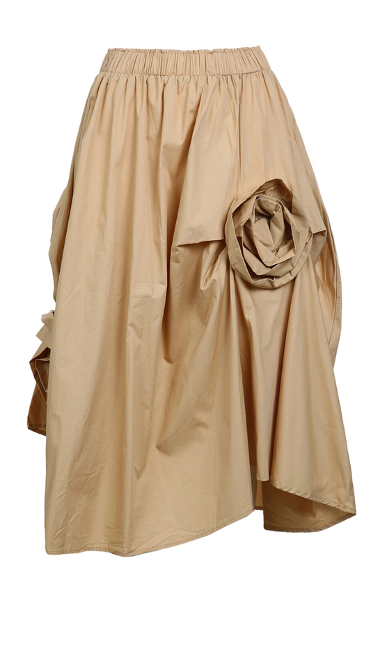 Camel Flower Skirt