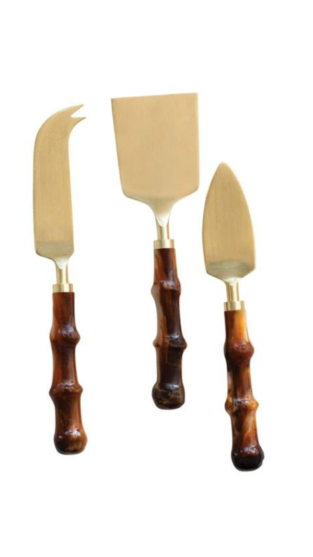 DF7822 S/3 Bamboo Cheese Knives