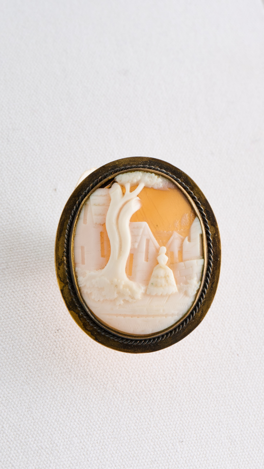 Lady Tree Antique Cameo