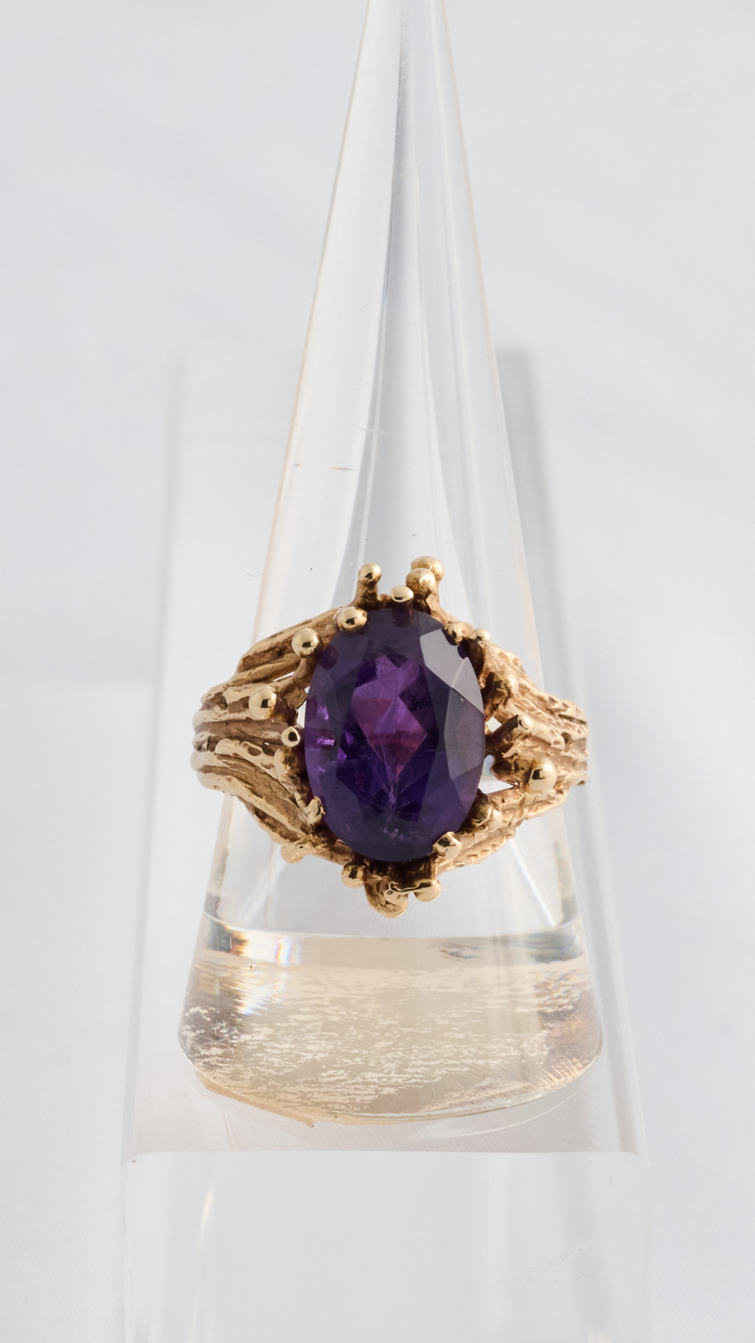 50 Abstract Amethyst Ring