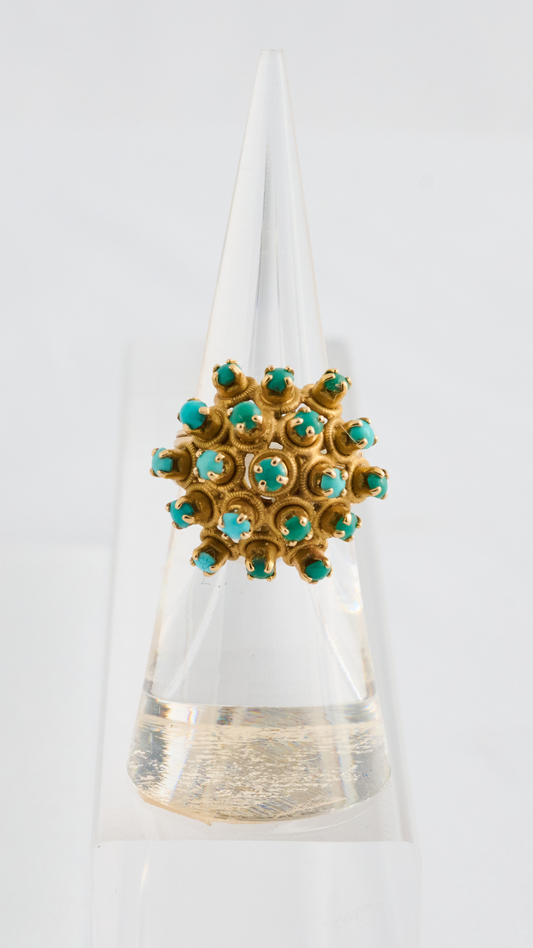 93 Turq Dress Ring