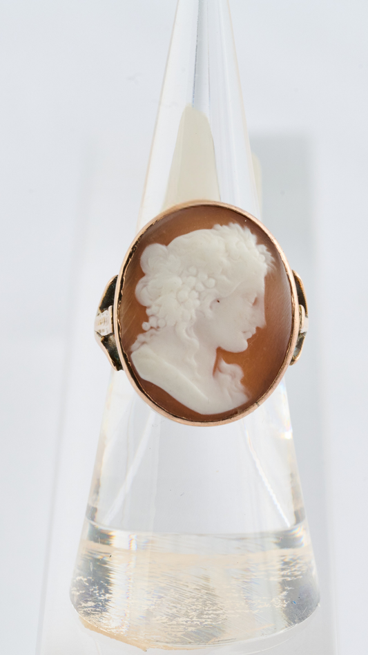 874 Rose Cameo Ring