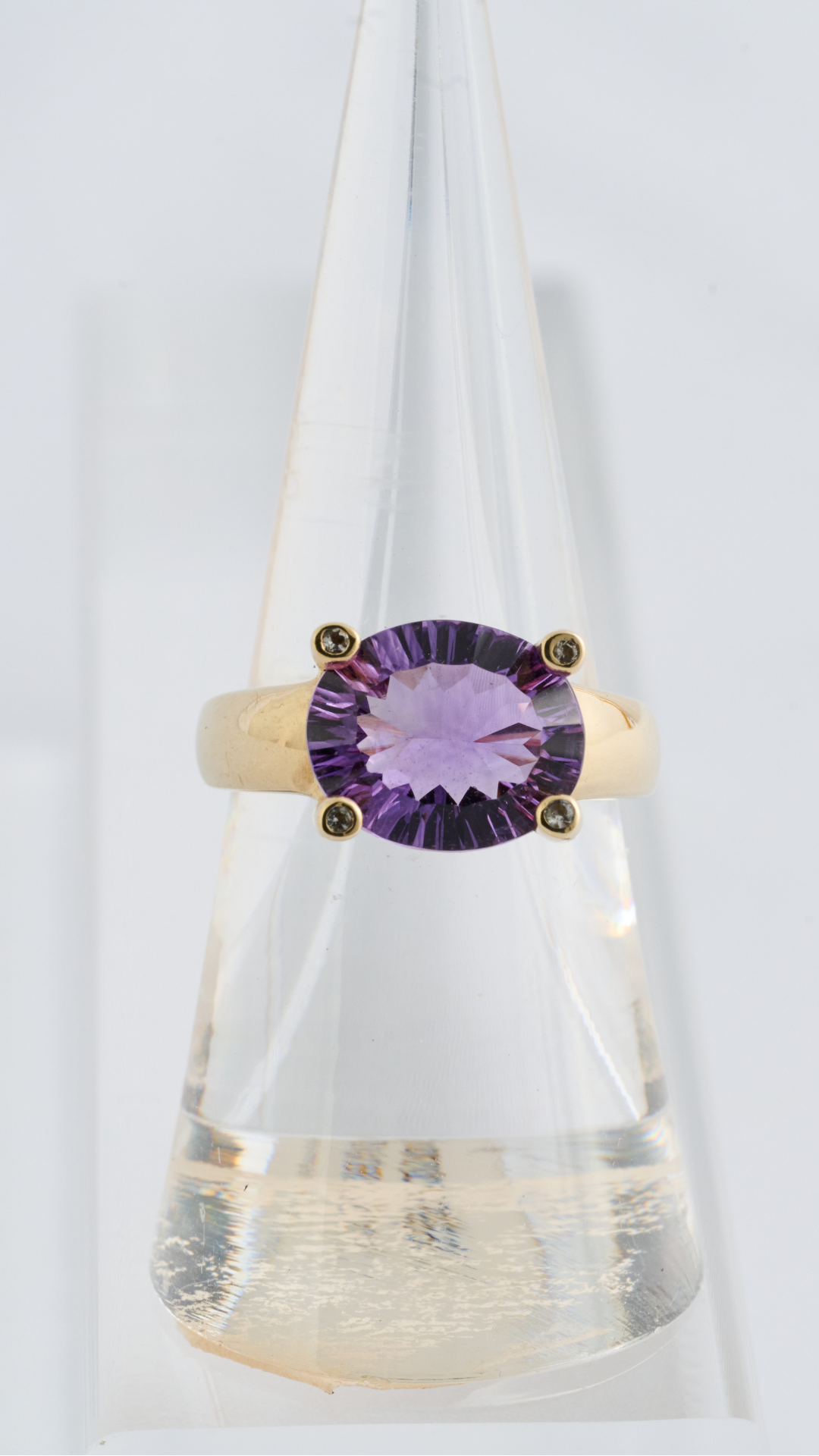 67 Amethyst Diamond Ring