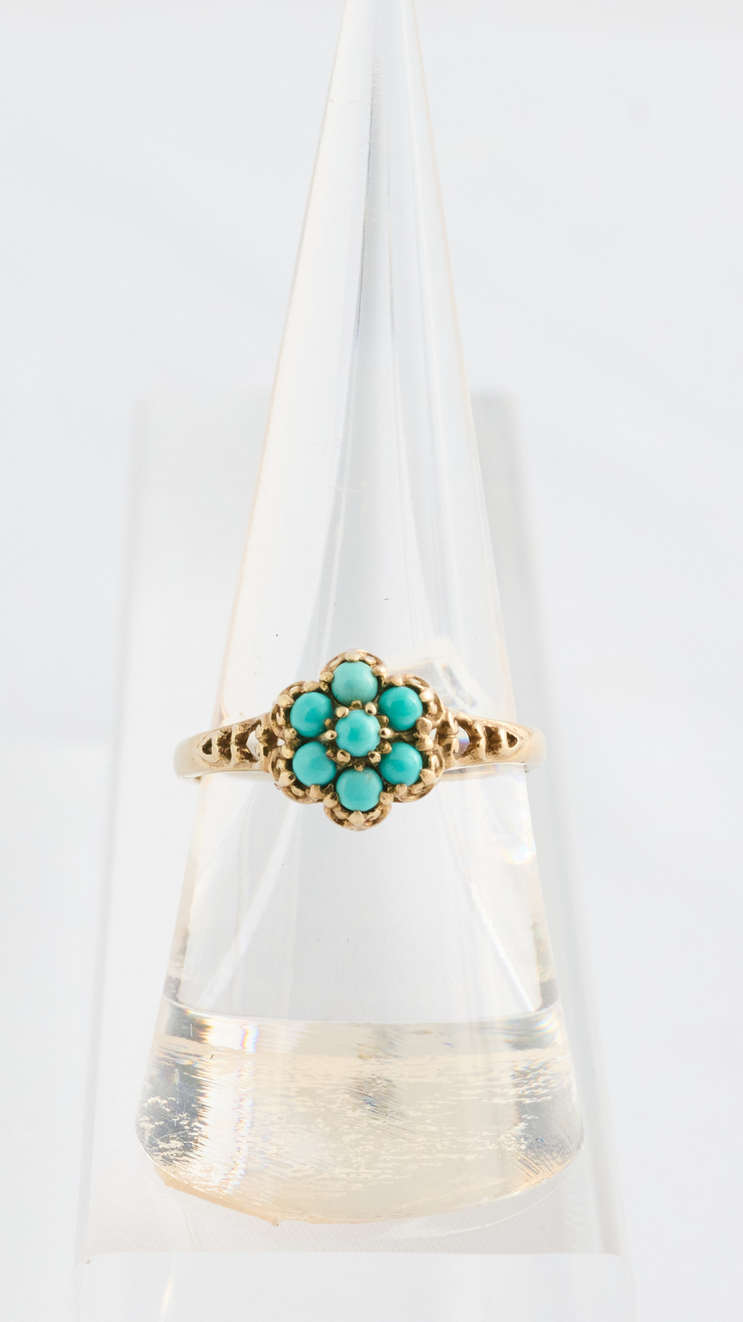 189 Turquoise Posy Ring
