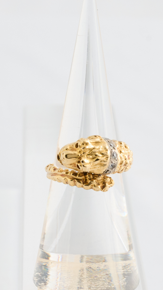 1311 Gold Chimera Ring
