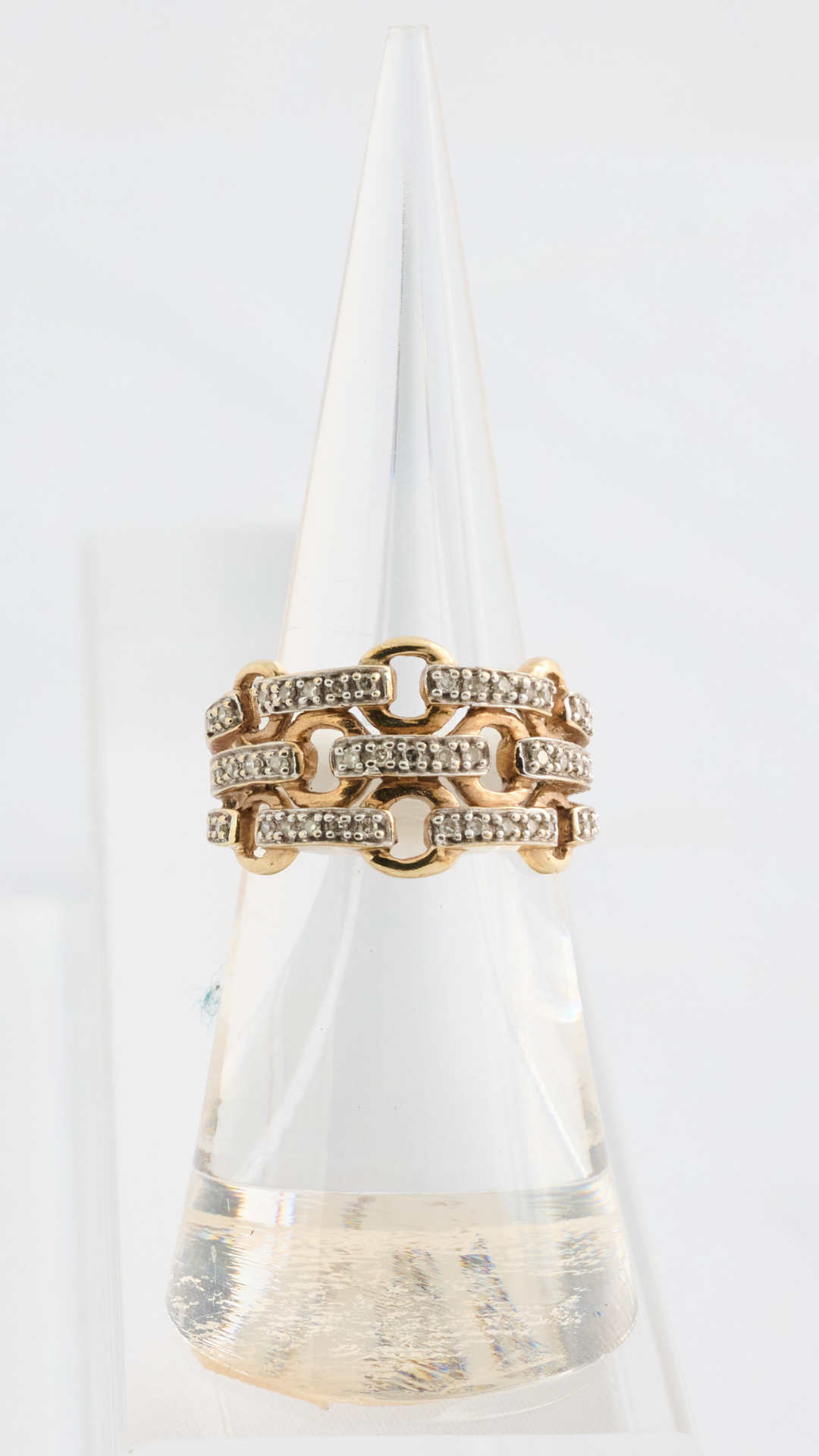 460 Horsebit Diamond Ring