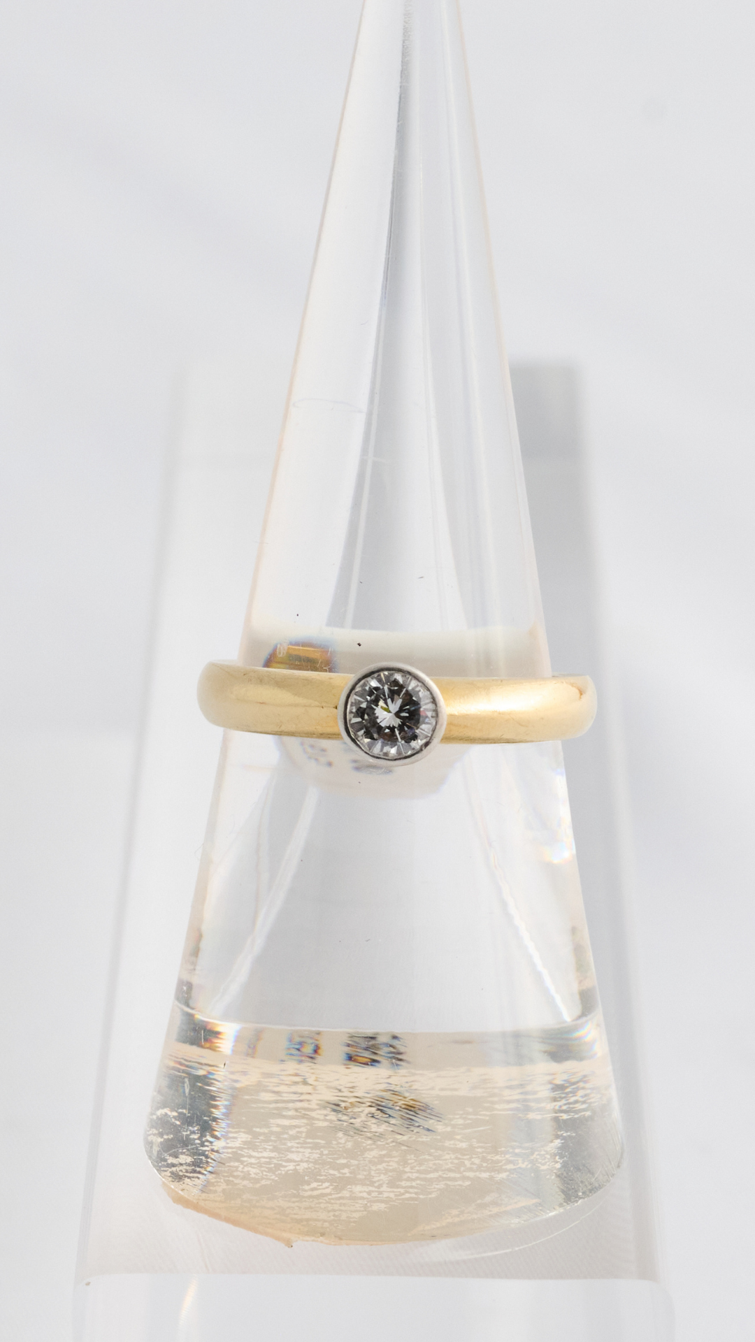 183 Gold Diamond Solitaire Ring